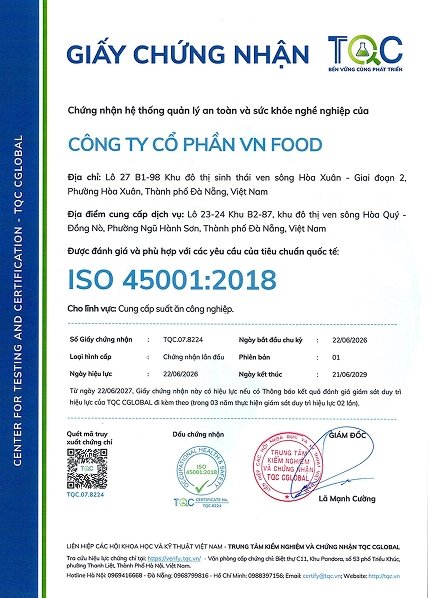giấy chứng nhận 1